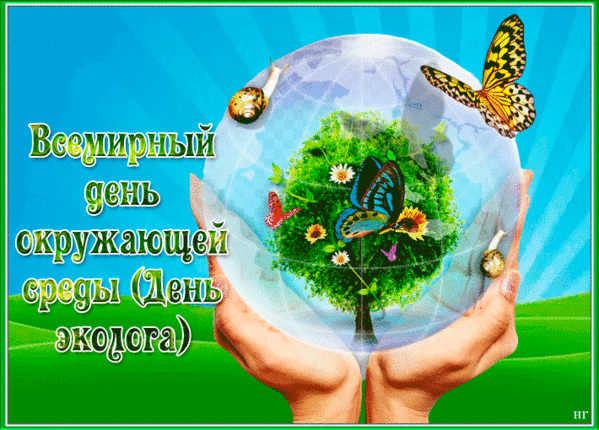Картинки со Всемирным днем охраны окружающей среды (40 открыток). Гифки