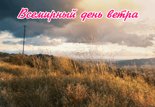Картинки со Всемирным днем ветра (70 открыток). Гифки