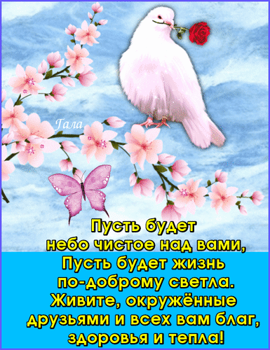 Картинки "Мира, добра и счастья". Анимированные картинки "Мира, добра и счастья"