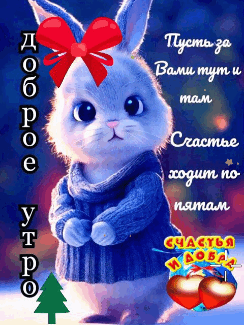 Картинки Доброго зимнего утра. Гифки с Добрым утром (картинки с анимацией)