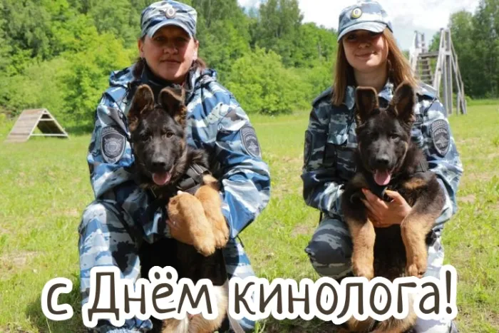 Картинки с Днем кинологических подразделений МВД России (80 открыток). Красивые открытки с Днем кинолога