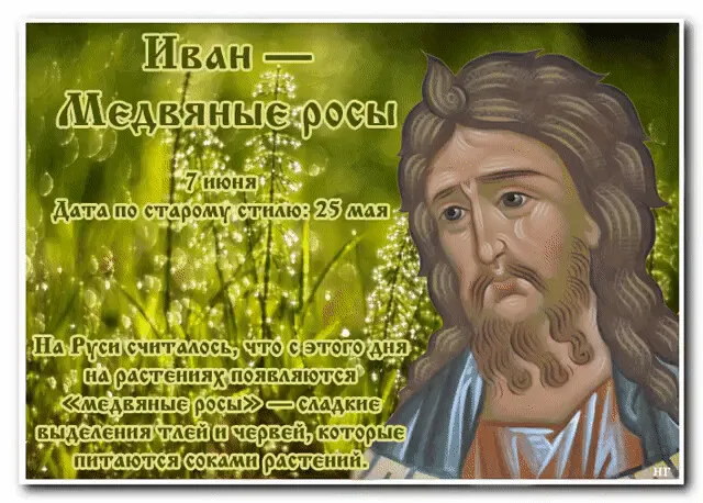 Картинки Иван – Медвяные росы (12 открыток). 