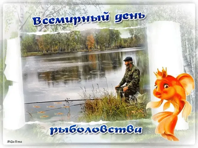 Картинки со Всемирным днем рыболовства (75 открыток). Красивые картинки с надписями