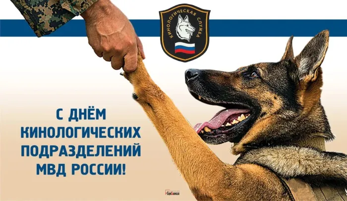 Картинки с Днем кинологических подразделений МВД России (80 открыток). Картинки с надписями с Днём кинолога