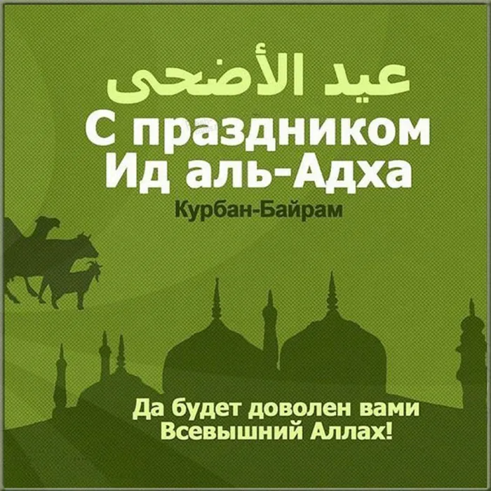 Картинки с праздником Курбан Байрам (160 открыток). Красивые картинки с надписями