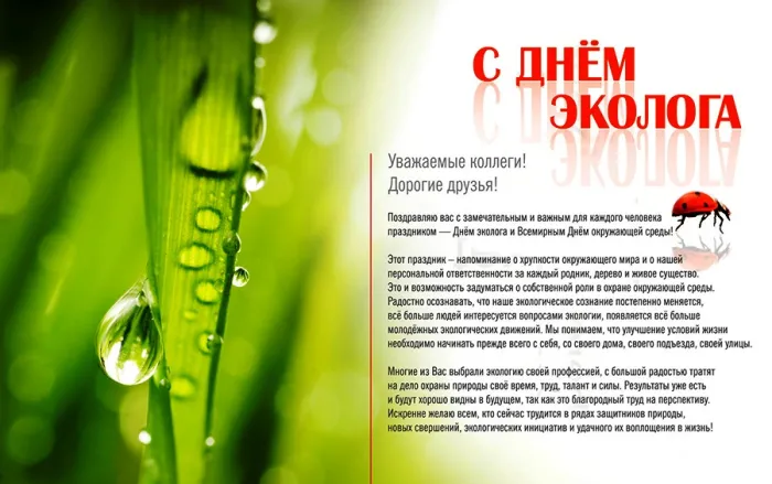 Картинки с Днем эколога (45 открыток). Картинки с надписями