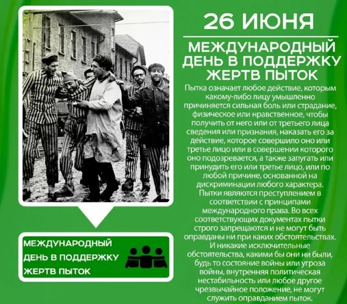 Картинки с Международным днем в поддержку жертв пыток (18 открыток). Картинки с надписями