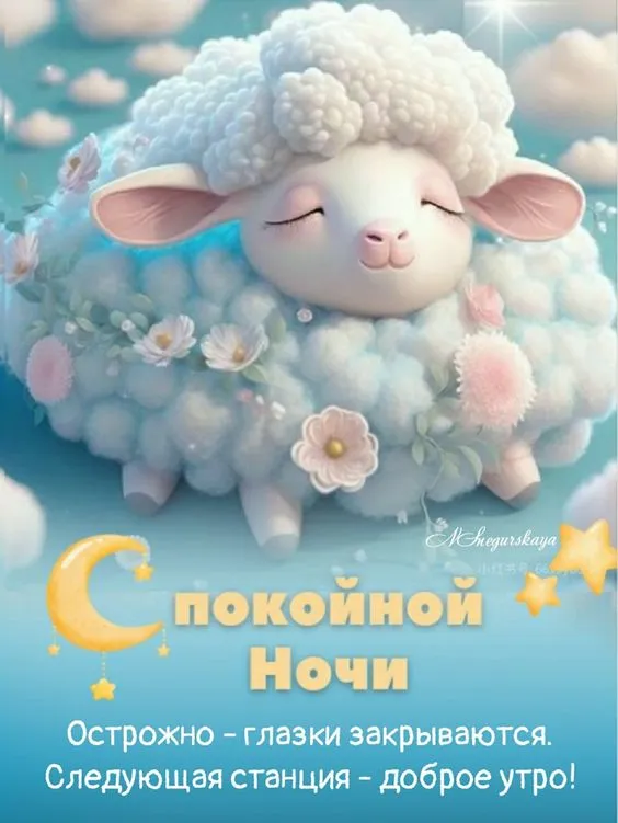 Картинки Спокойной ночи (120 открыток). Прикольные картинки "Спокойно ночи"