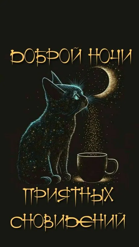 Картинки Спокойной ночи (120 открыток). Картинки "Спокойной ночи" необычные