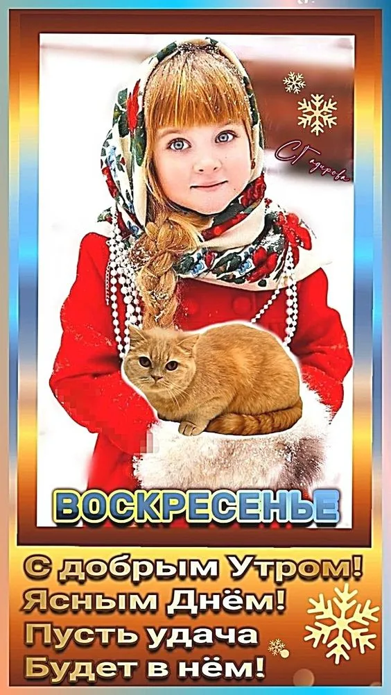 100+ картинок с Добрым утром Воскресенья. Прикольные картинки с Добрым воскресним утром