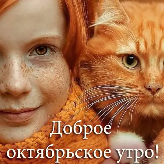 Осенние картинки "Доброе утро" (65 открыток). Прикольные осенние картинки "С Добрым утром"