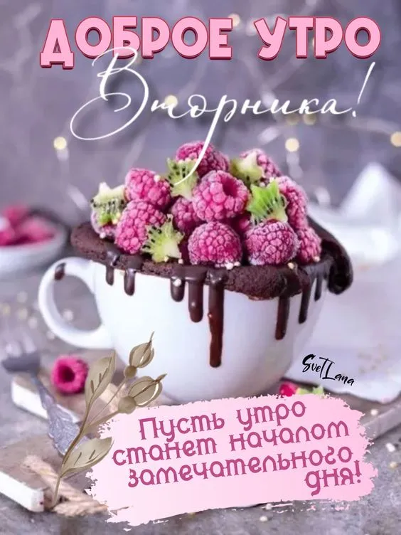 Картинки Доброе утро вторника. С Добрым утром вторника - картинки красивые и необычные