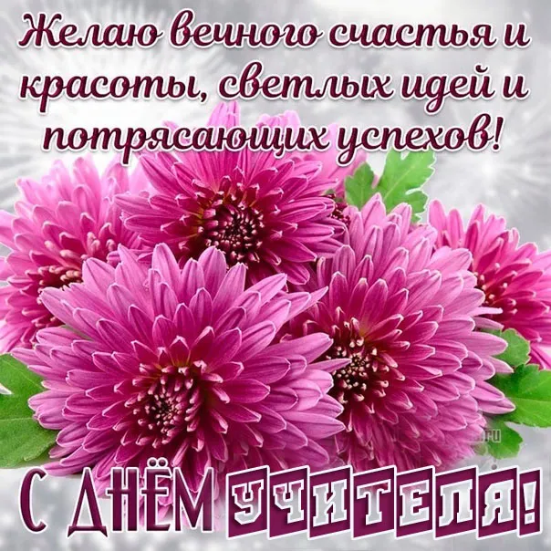 Открытки с Днем учителя 2024. С Днем учителя - открытки с поздравлениями