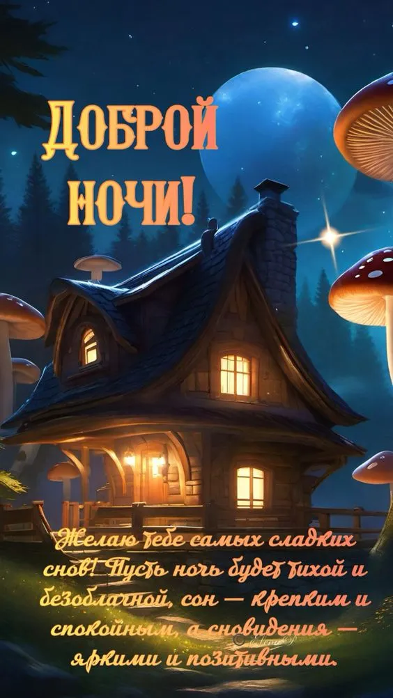 Доброй ночи - картинки красивые и прикольные. Спокойной и Доброй ночи - картинки с пожеланиями