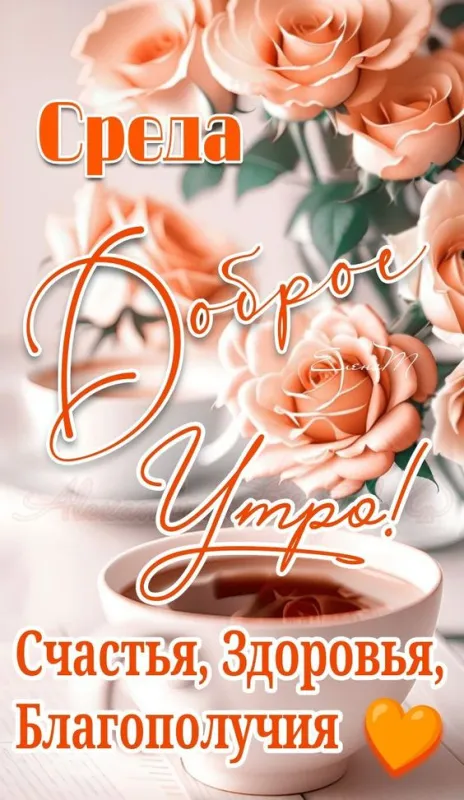 Доброе утро среды - картинки. Красивые картинки Доброе утро среды 