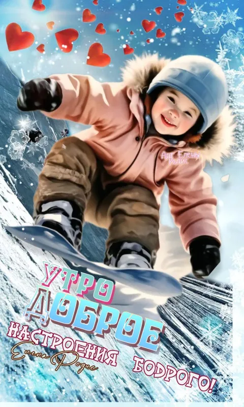 Красивые картинки Доброе утро января. Картинки Доброе утро января красивые и позитивные