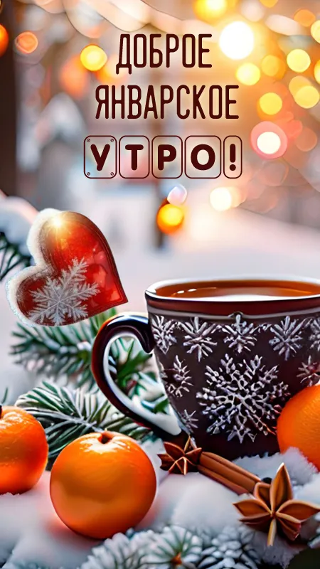 Красивые картинки Доброе утро января. Красивые картинки Доброе утро января