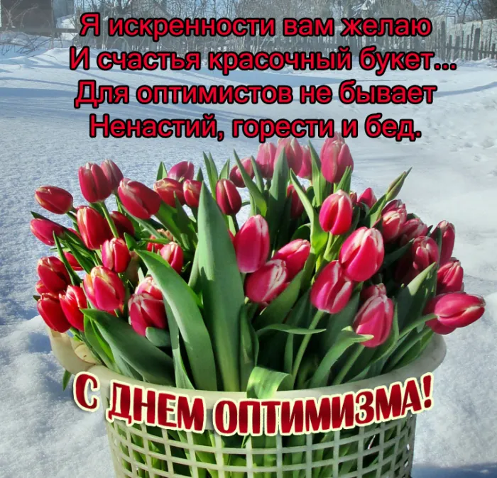 Картинки с Международным Днем оптимиста. С Днем оптимиста - картинки с поздравлениями