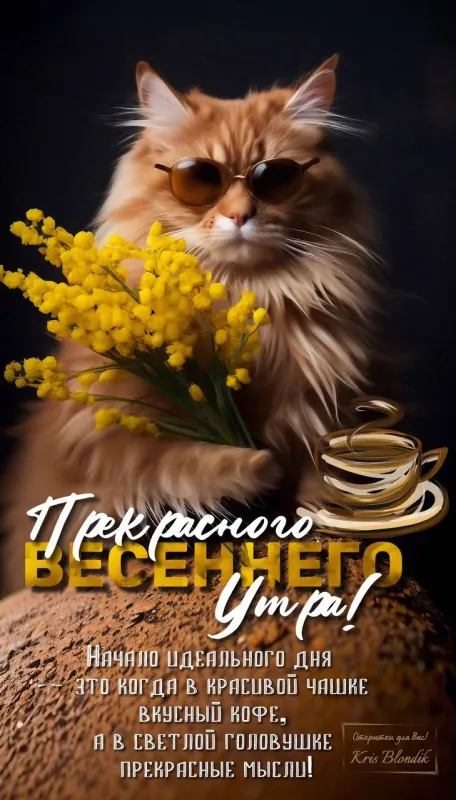 Картинки и пожелания Доброго весеннего утра. Картинки Доброго весеннего утра красивые и новые