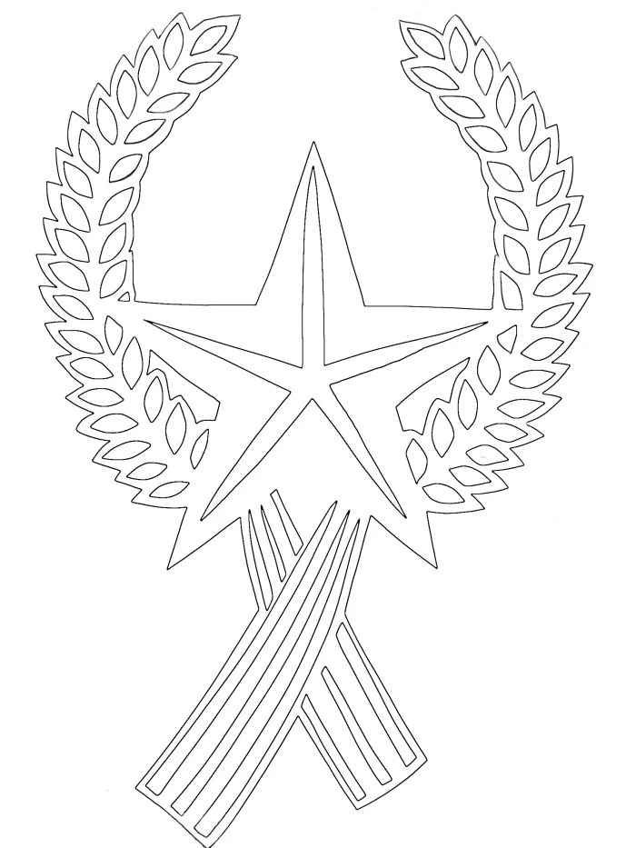 Окна победы - трафареты и шаблоны для вырезания. Окна победы - трафареты и шаблоны