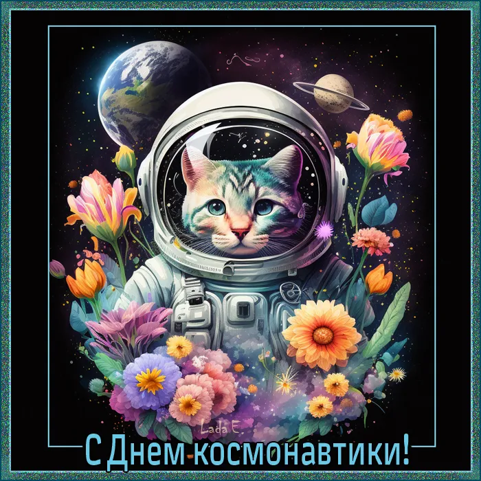 Открытки с Днем космонавтики . Прикольные картинки с Днем космонавтики