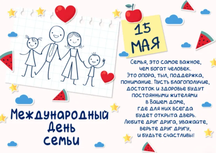Картинки и открытки с Международным Днем семьи. Картинки с Международным Днем семьи