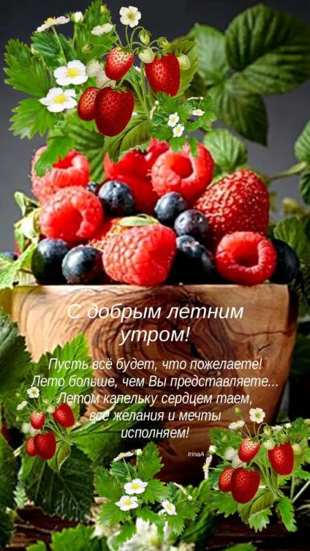 Красивые картинки с Добрым летним утром. Картинки "Доброе летнее утро" красивые