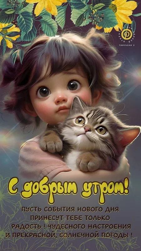 Картинки "Доброе утро" позитивные. С Добрым утром - позитивные картинки
