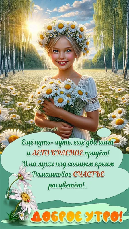 Картинки и открытки "С Добрым утром июля". С добрым утром - картинки июльские