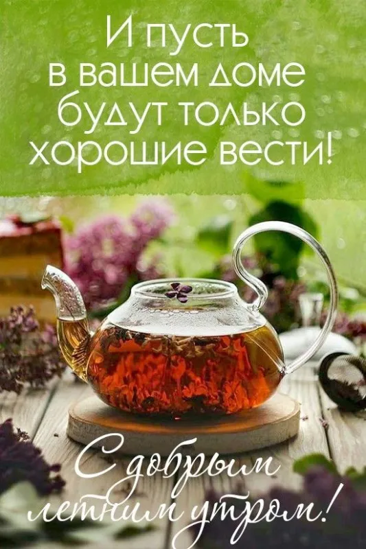 Картинки и открытки "С Добрым утром июля". Доброе утро июня - картинки с пожеланиями