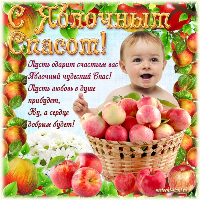 Картинки с Яблочным Спасом (60 открыток). С Яблочным Спасом - картинки с пожеланиями
