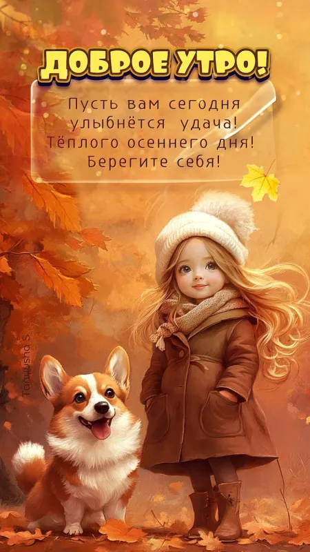 Картинки Доброе осеннее утро .