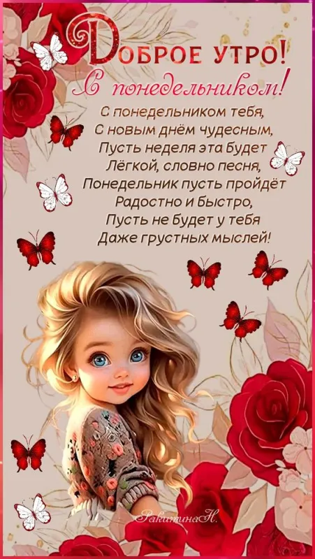 Картинки "Доброе утро понедельника". Красивые картинки Доброго утра понедельника