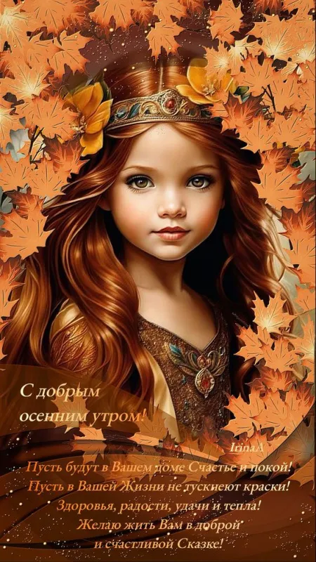 Картинки Доброе осеннее утро . Картинки с пожеланием доброго осеннего утра