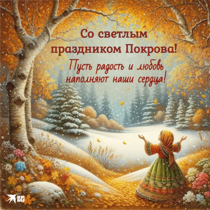 Открытки на Покров Пресвятой Богородицы. Покров Пресвятой Богородицы - открытки красивые