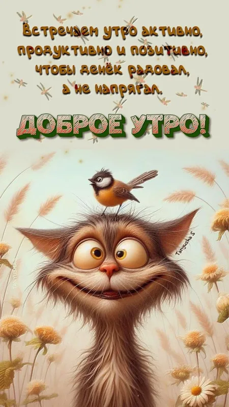 Прикольные картинки Доброе утро. Прикольные картинки с Добрым утром