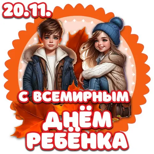Всемирный День ребенка: открытки и гифки. Картинки со Всемирным Днем ребенка