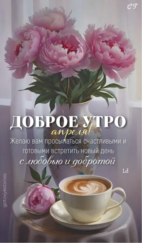 Картинки с добрым утром апреля. Красивые весенние картинки с Добрым утром апреля