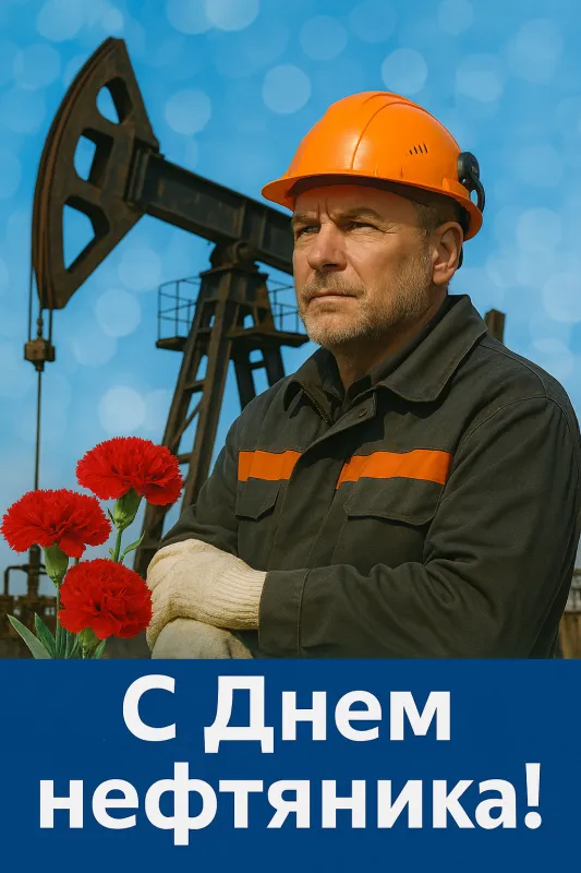 Открытки на День нефтяника (красивые и новые). Красивые открытки с Днем нефтяника
