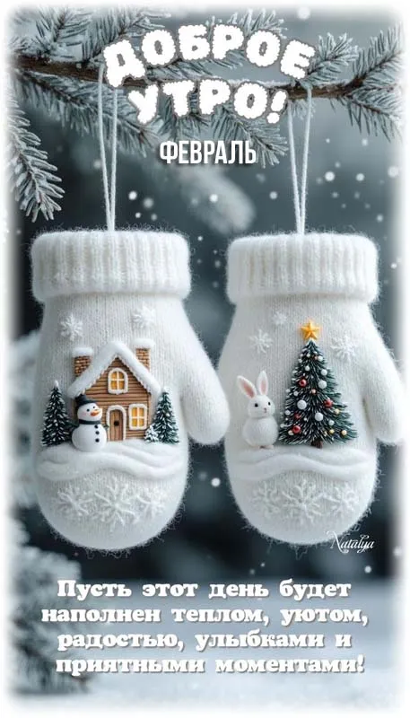 Картинки Доброе утро февраля. Картинки "С Добрым утром февраля" красивые
