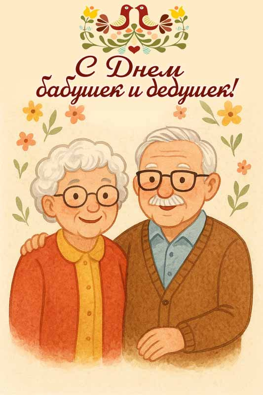 Открытки с Днем бабушек и дедушек